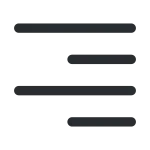 Textalign Right SVG Icon